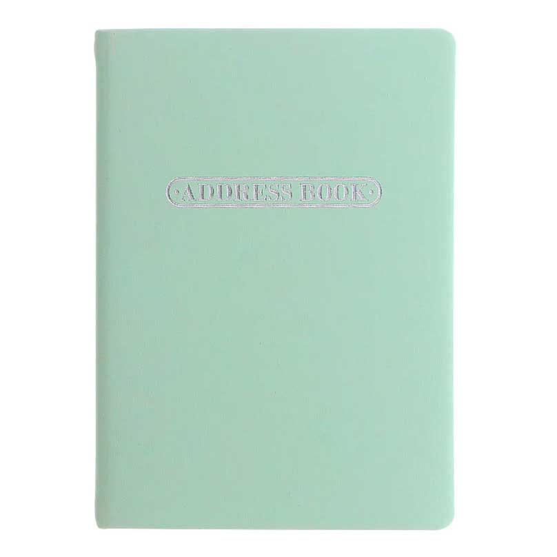 Letts of London Pastel A6 Address Book - Duck Egg